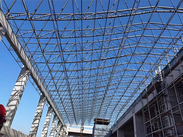 Estructura de construcción de gasolineras